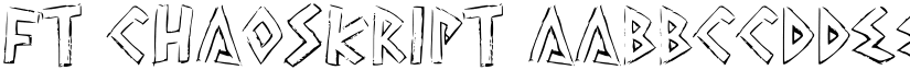 FT Chaoskript font