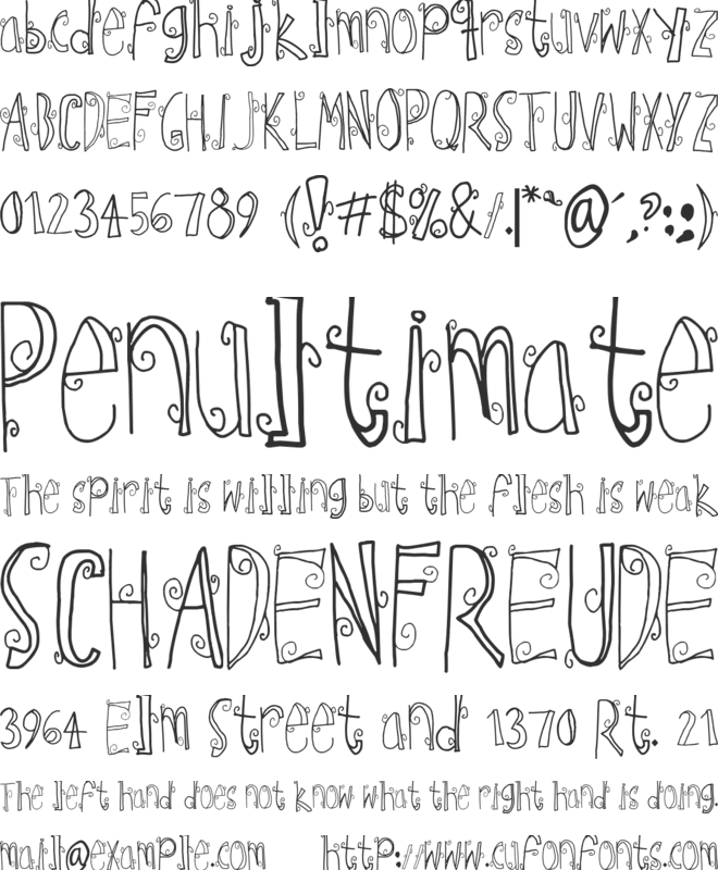 Ebba Font font preview