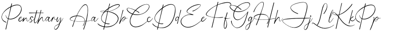 Pensthary font download