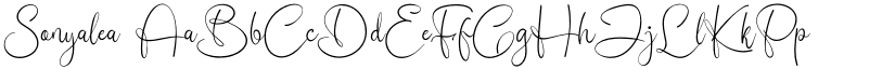 Sonyalea font download