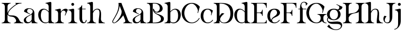 Kadrith font download