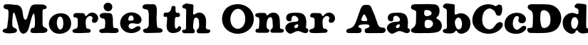 Morielth Onar font download