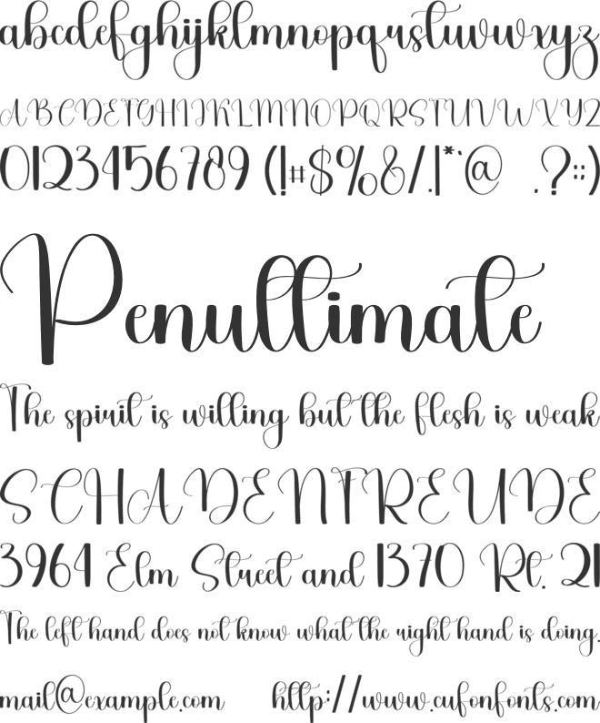 Christmas Bells font preview