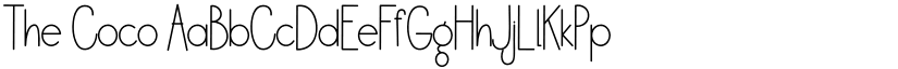 The Coco font download