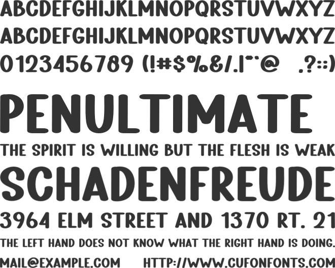 Birthday Autumn font preview