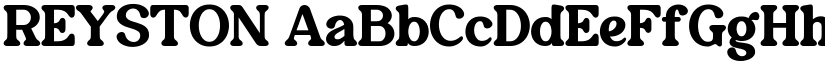 REYSTON font download