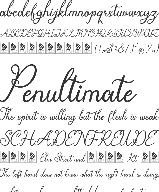 Estalion Linier font preview