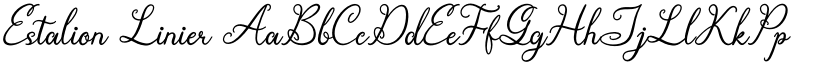 Estalion Linier font download