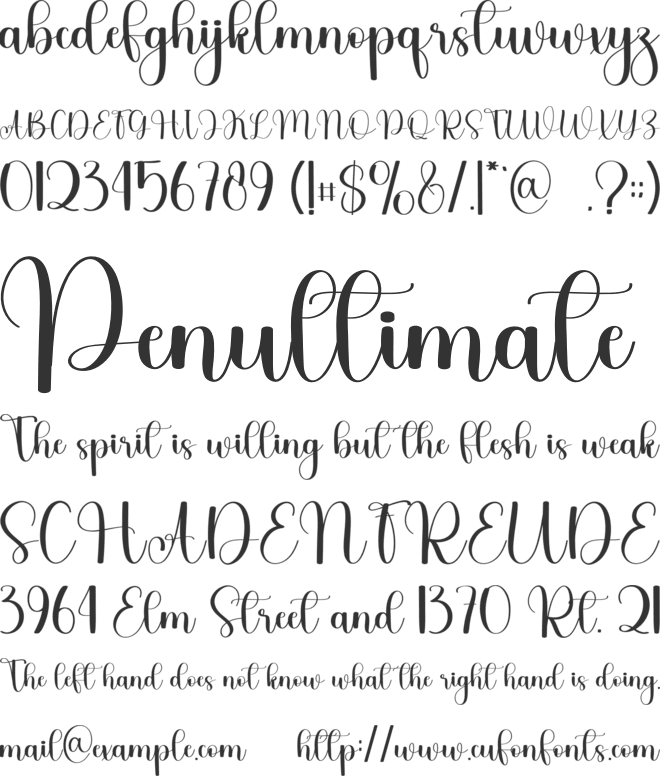 Bettertime font preview