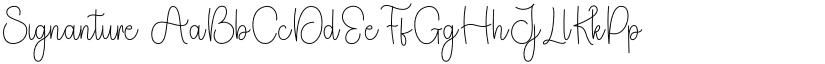 Signanture font download