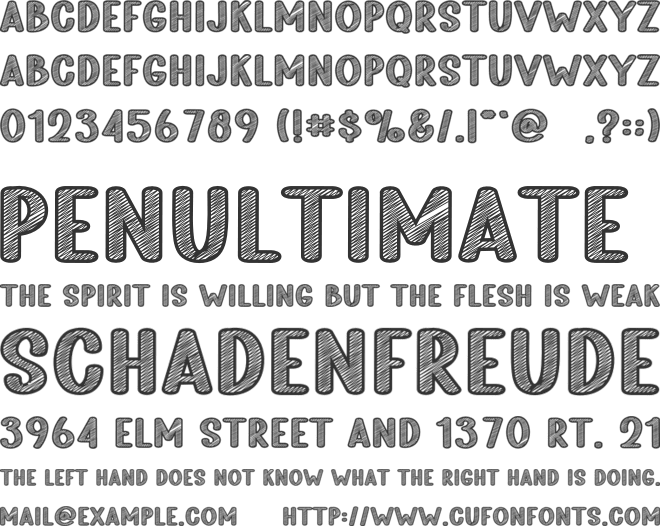 Chalk Studio font preview