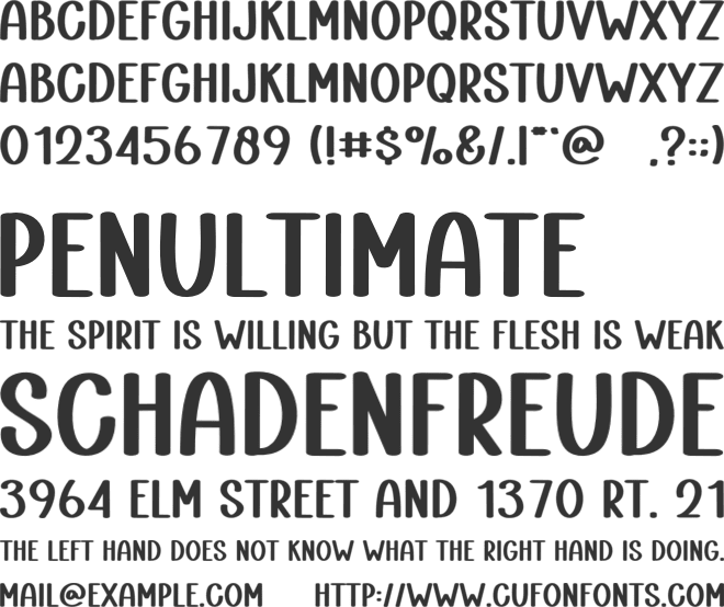 Autumn Background font preview