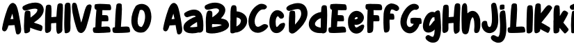 ARHIVELO font