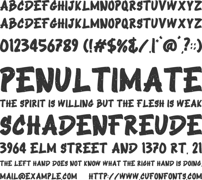 VATIMURA font preview