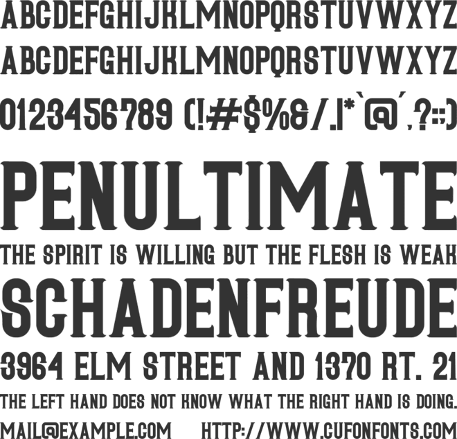 FLORIEN font preview