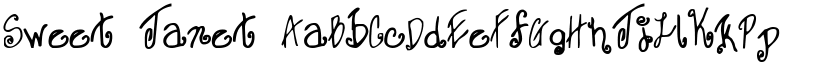 Sweet Janet font download