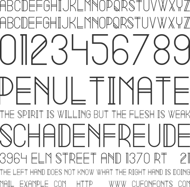 Summer font preview