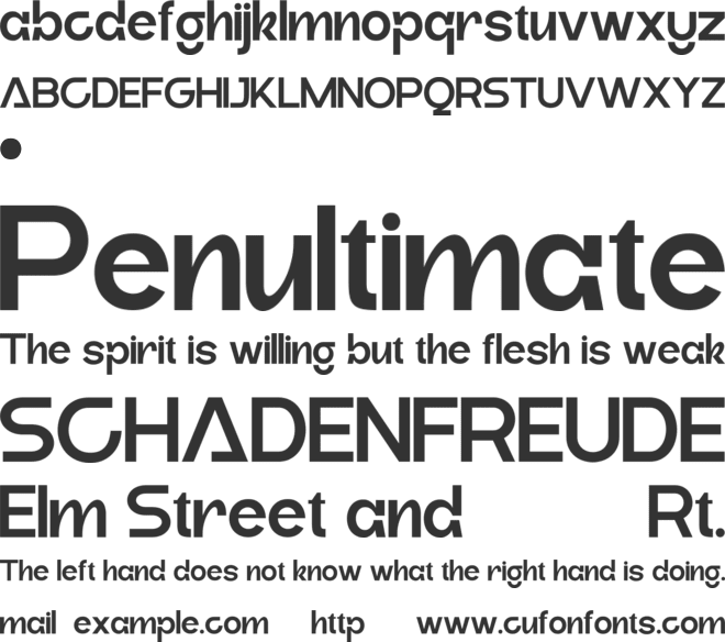 GUMOOY font preview