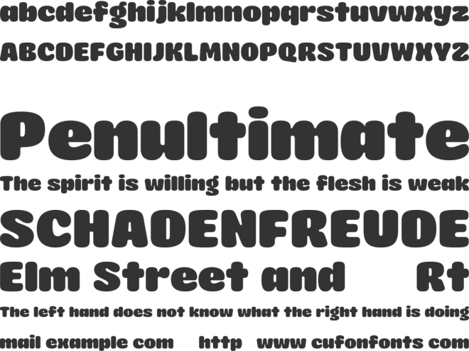 Briska font preview
