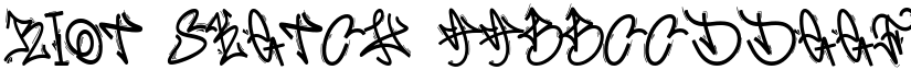 Riot Sketch font