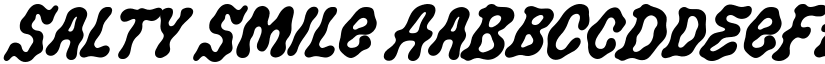 Salty Smile font download