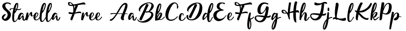 Starella Free font download