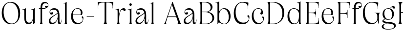 Oufale-Trial font download
