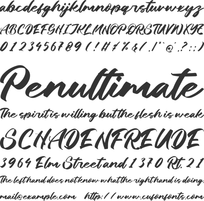 Positano Vintage font preview