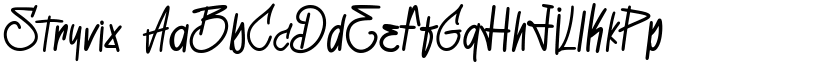 Stryvix font download