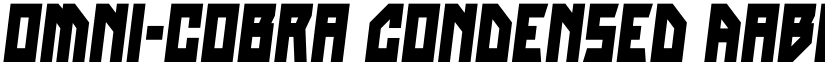 Omni-cobra Condensed font