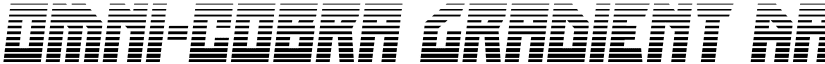 Omni-cobra Gradient font