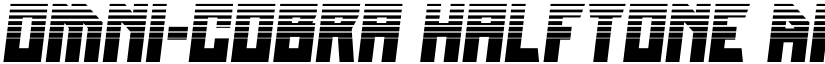 Omni-cobra Halftone font
