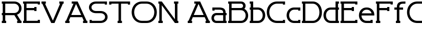 REVASTON font