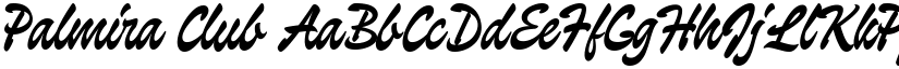 Palmira Club font download