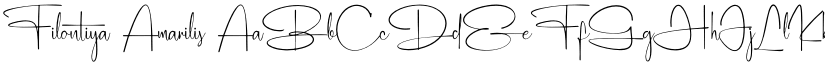 Filontiya Amarilis font download