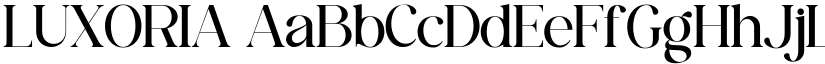 LUXORIA font download
