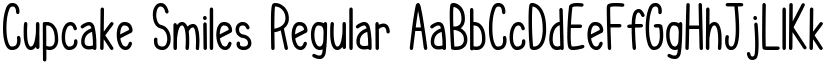 Cupcake Smiles Regular font