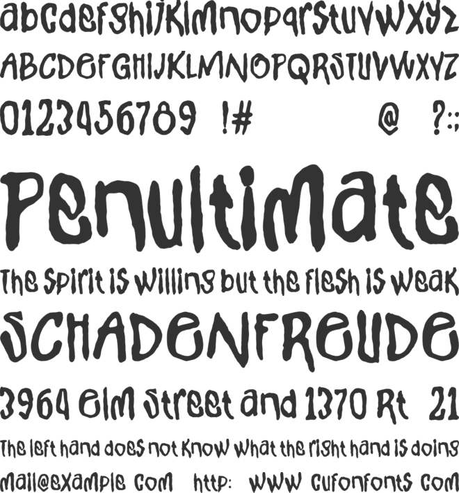 Noskale font preview