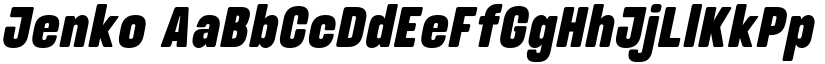 Jenko font