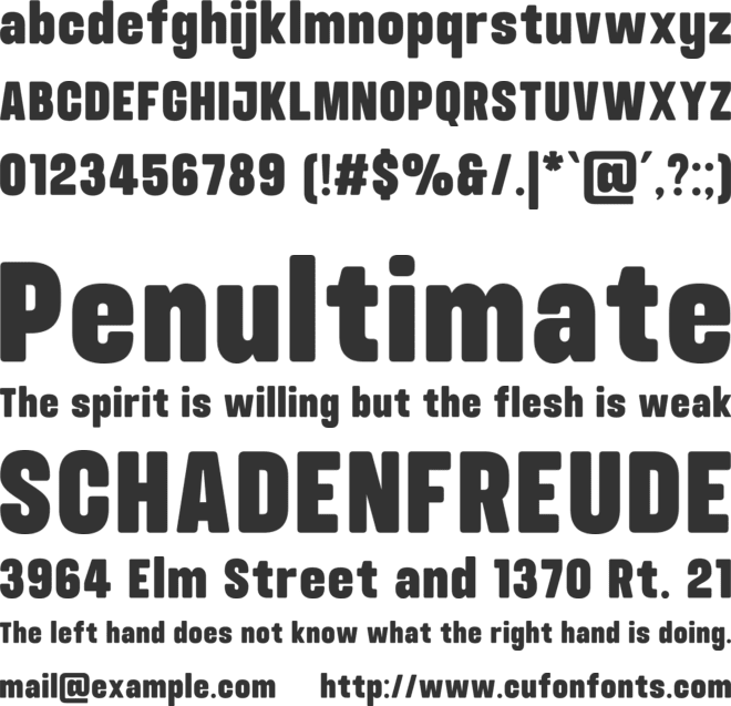 Jenko font preview