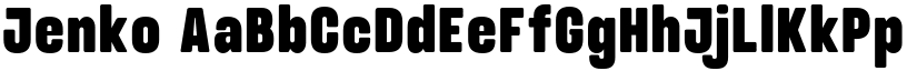 Jenko font