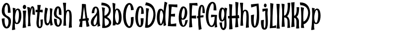 Spirtush font download