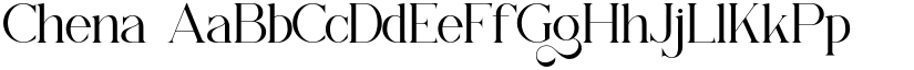 Chena font download