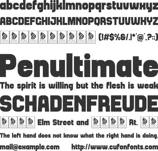 Stalfolk font preview