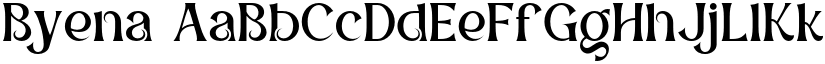 Byena font download