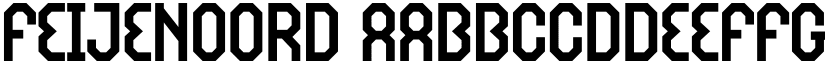 Feijenoord font