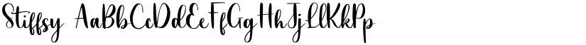 Stiffsy font