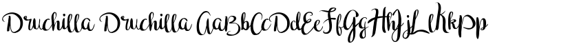 Druchilla Druchilla font