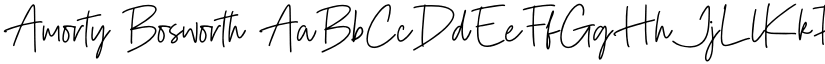 Amorty Bosworth font download