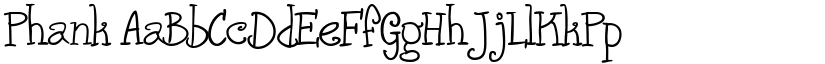 Phank font